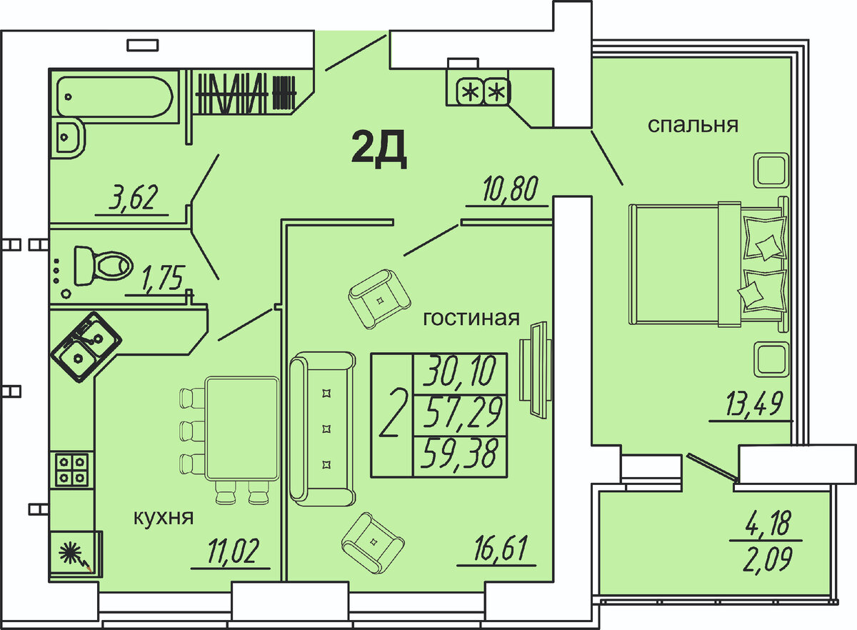 Во 2-м доме ЖК «Весна» в продаже осталось всего шесть квартир | Жилстрой  Девелопмент | Застройщик | Пенза | Дзен