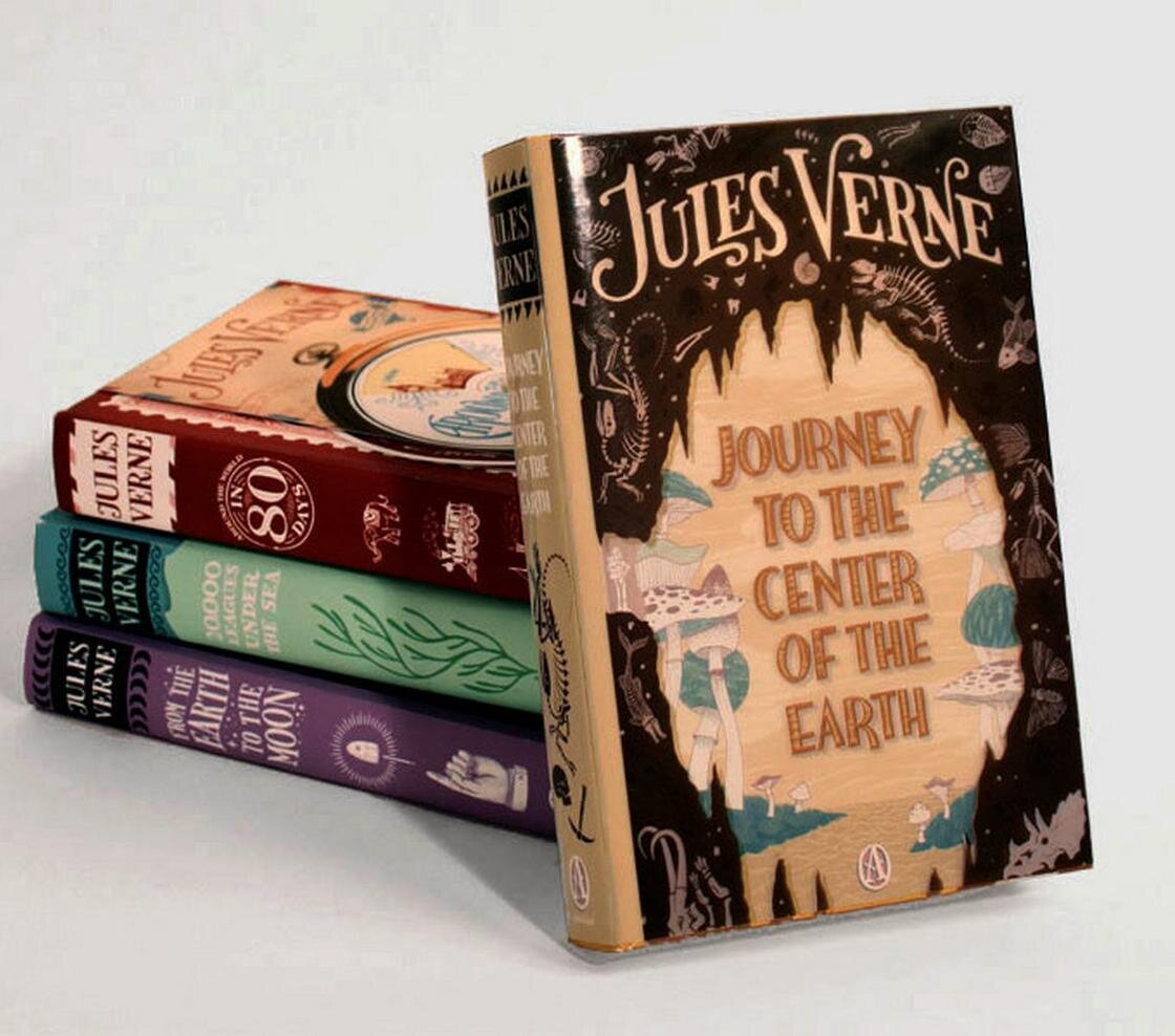    Обложка книги Жюля Верна «Путешествие к центру Земли»:Flickr