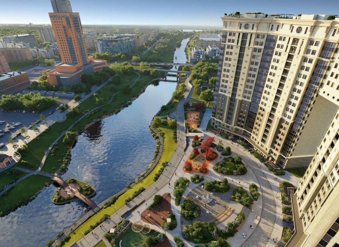 ЖК RIVER HOUSE окружает один из самых удачных инфраструктурных комплексов Подмосковья.