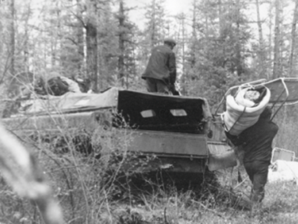 Десант на строительстве автодороги Тазы-Уоян, 1974 год