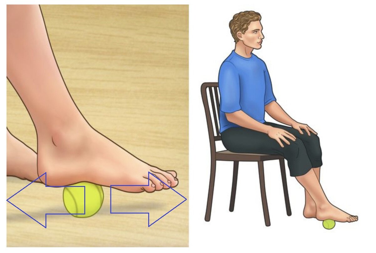 У вас есть дома теннисный или любой другой мяч, тогда стоит попробовать  промассировать ими стопы для здоровья и молодости лица | Healthy | Дзен