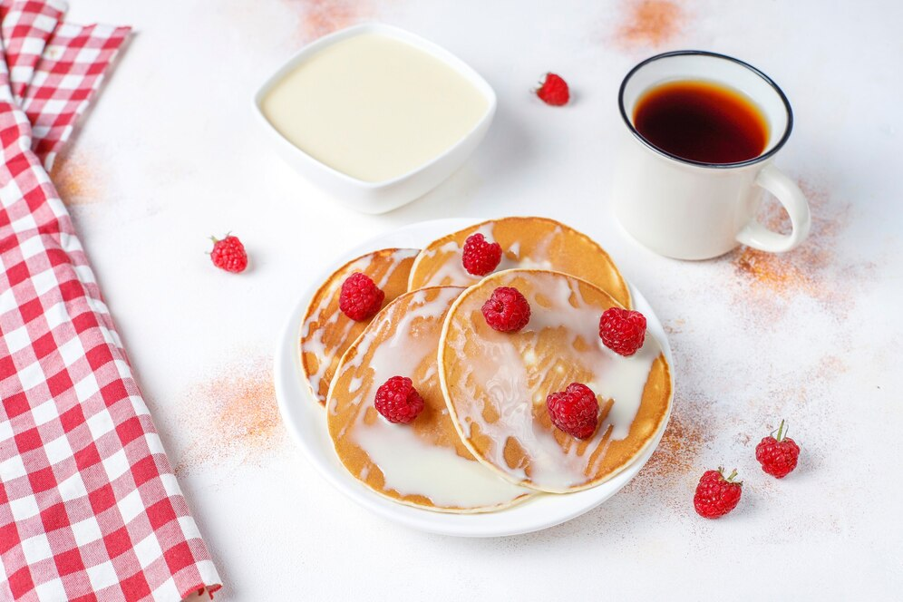 Pancakes with Condensed Milk