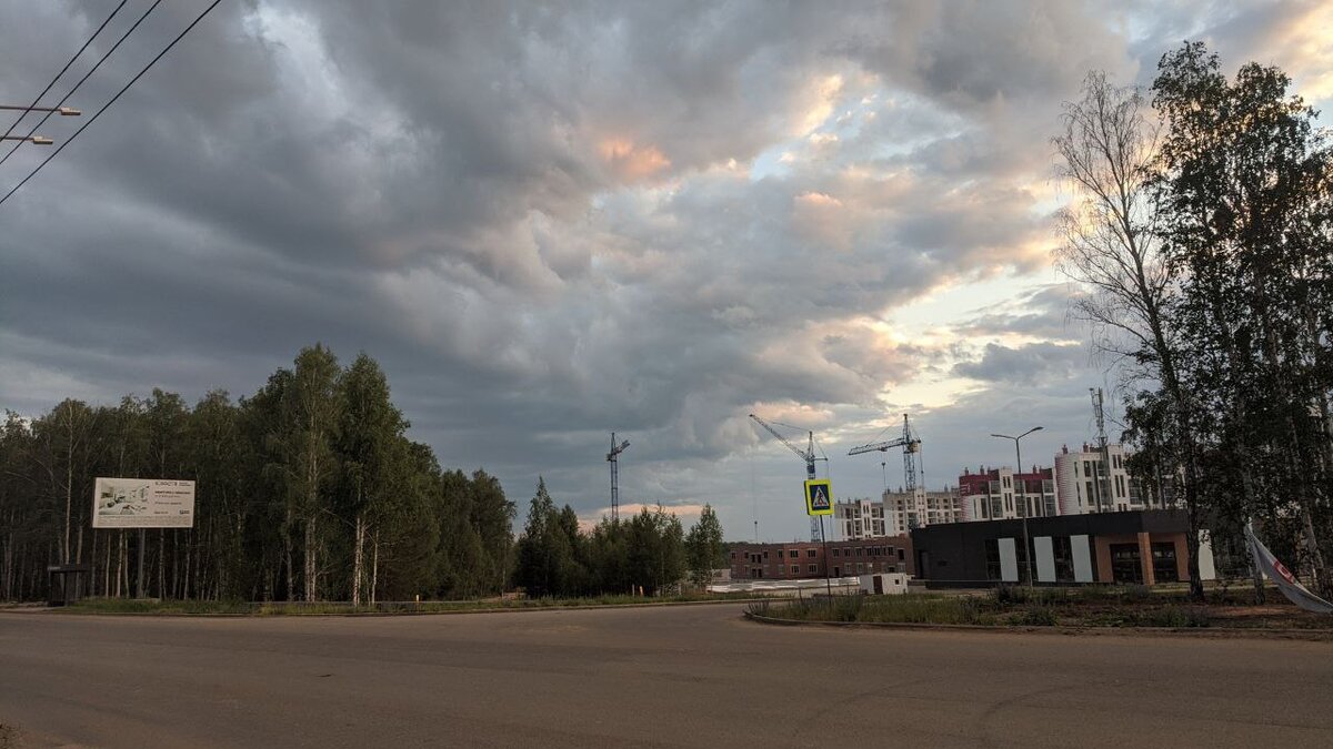 ДОМА ВЫТЕСНЯЮТ ЛЕС. ФОТО: ЦАРЬГРАД. 