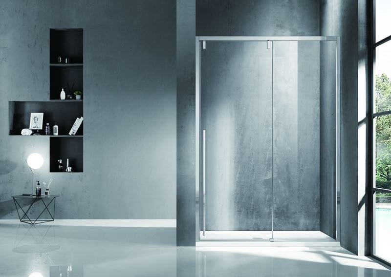 Bravat Душевая дверь в нишу Slim Line 120*195 L/R без поддона