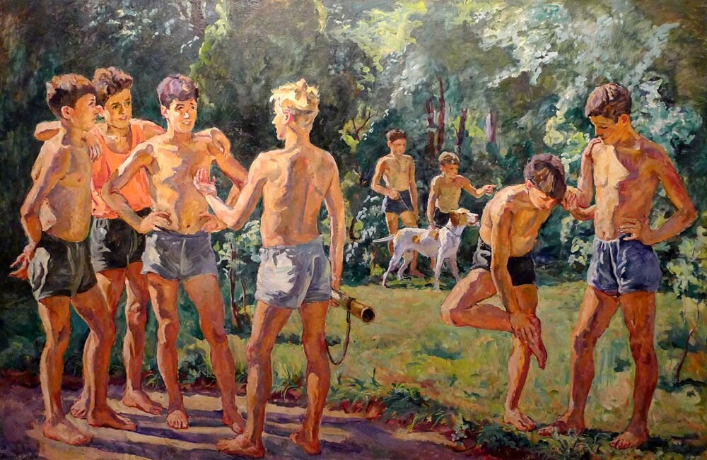 Глава вторая из повести «Мужчинами не рождаются» // Илл.: Художник Пётр Кончаловский