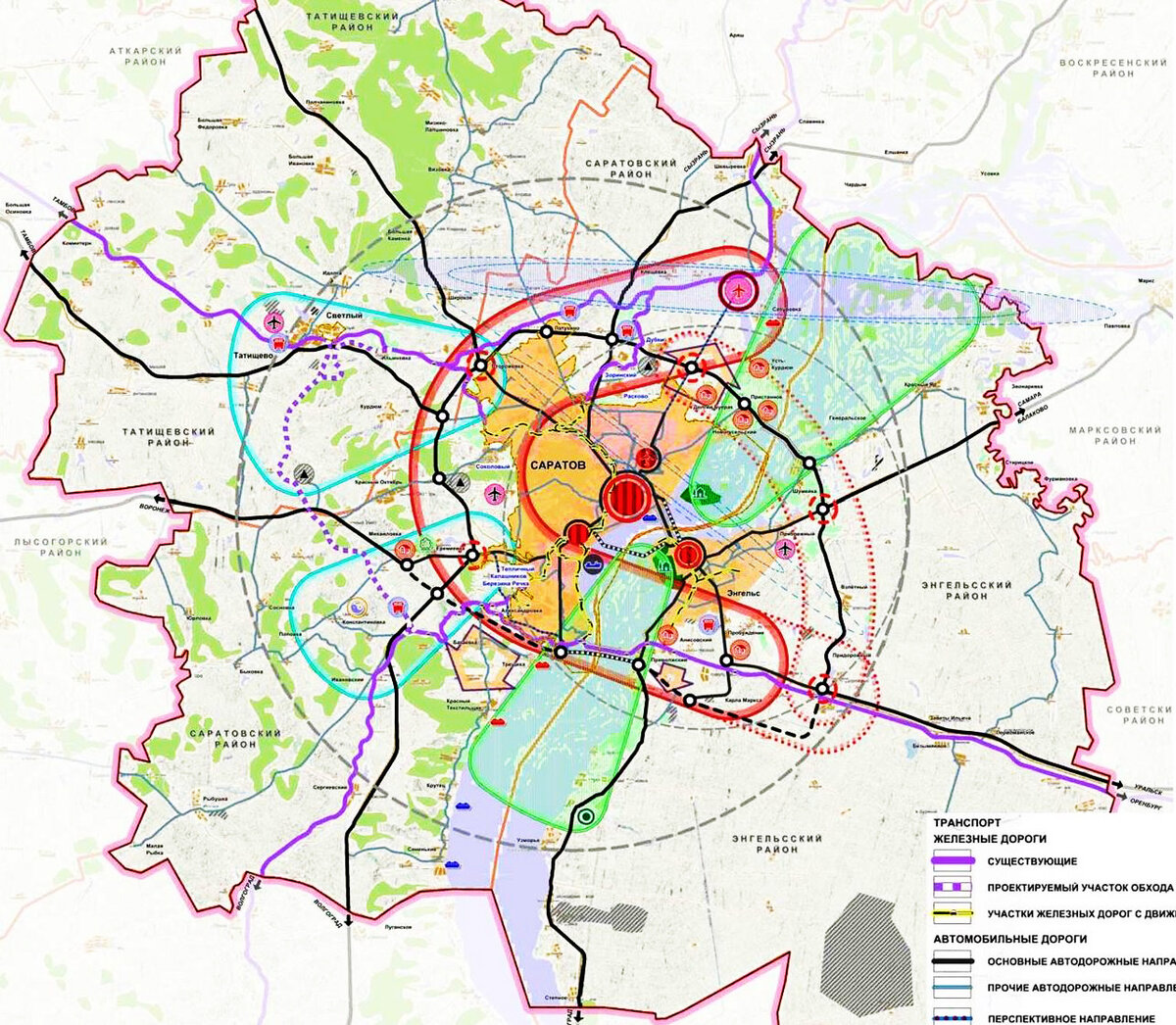 Новосибирская агломерация план