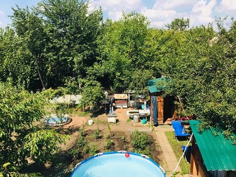 Вид со второго этажа.