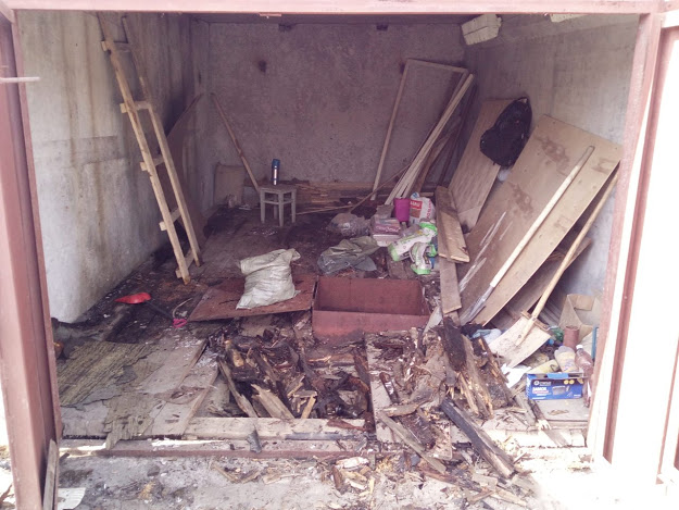 В таком виде был гараж