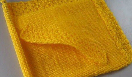 Прорезной карман спицами