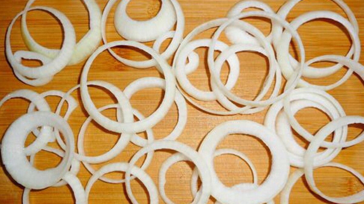 Отделяем колечки 