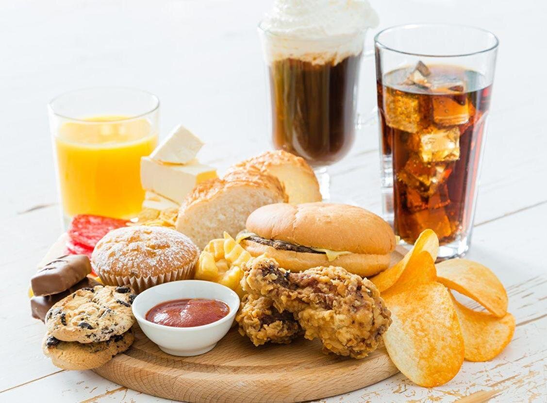 Стандартный набор продуктов для перекуса