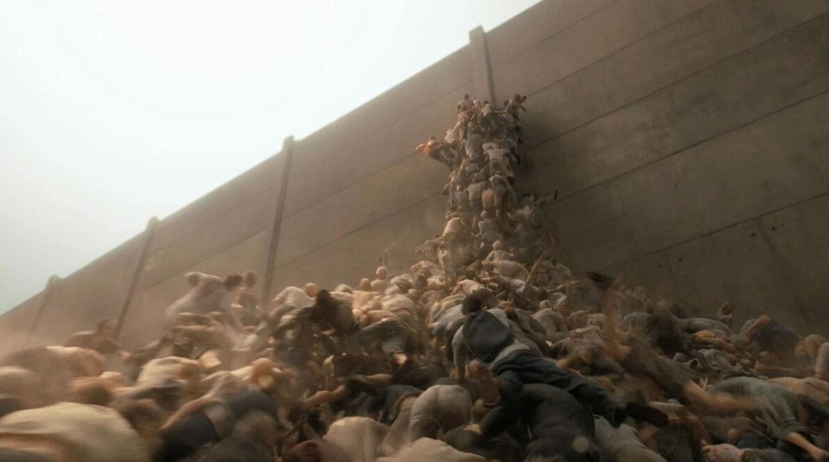 Кадр из блокбастера «Война миров Z».