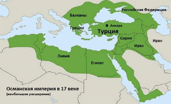 Когда Крым, Кавказ, Кубань были турецкими