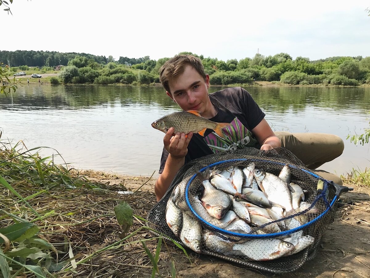 Улов на речке Самарчик