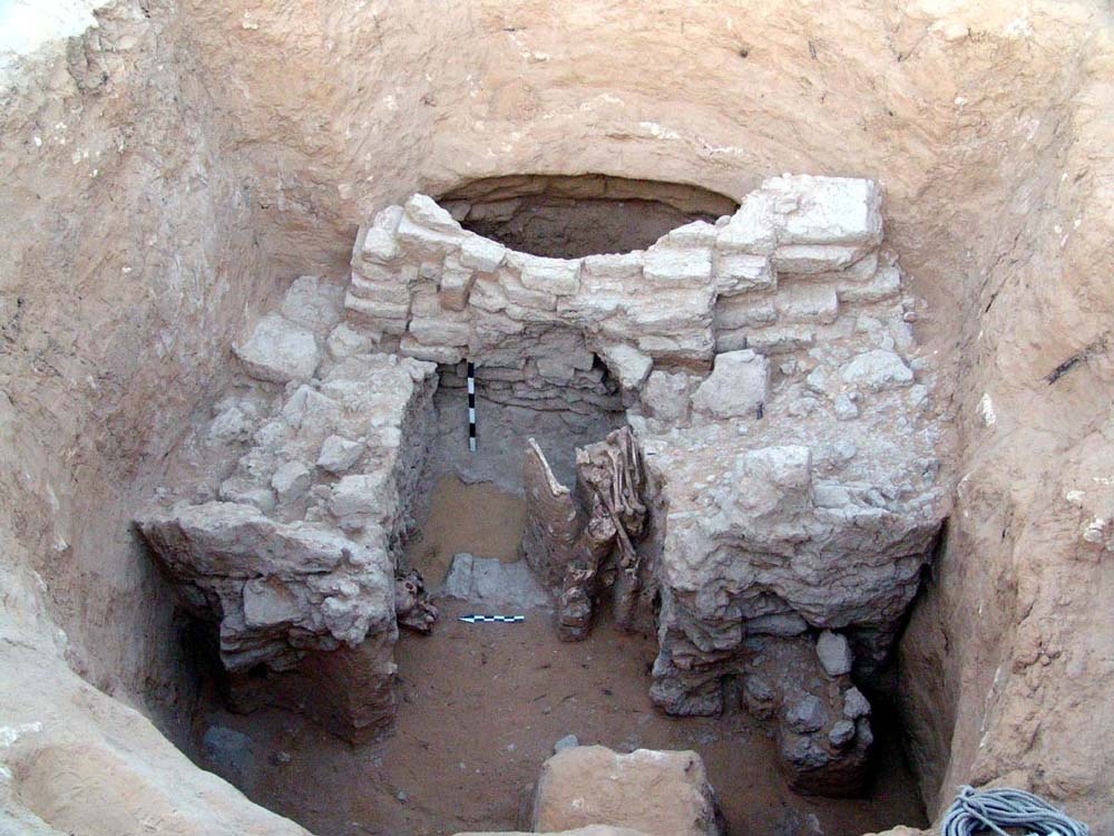 Захоронение - раскопки