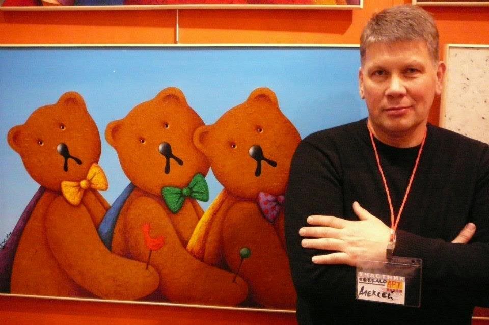 Алексей Кирьянов и его мишки