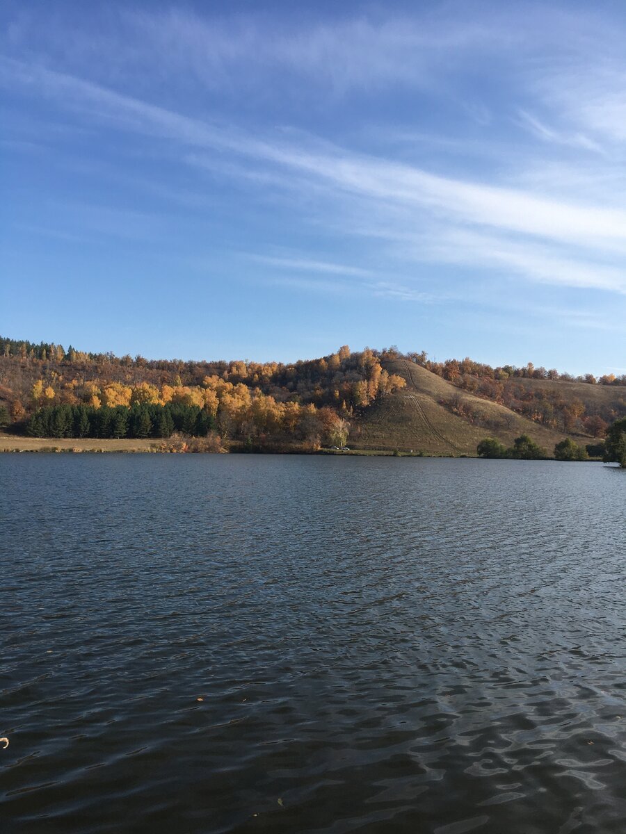 Фото автора. (Осень в золотые наряды одела леса на холмах).