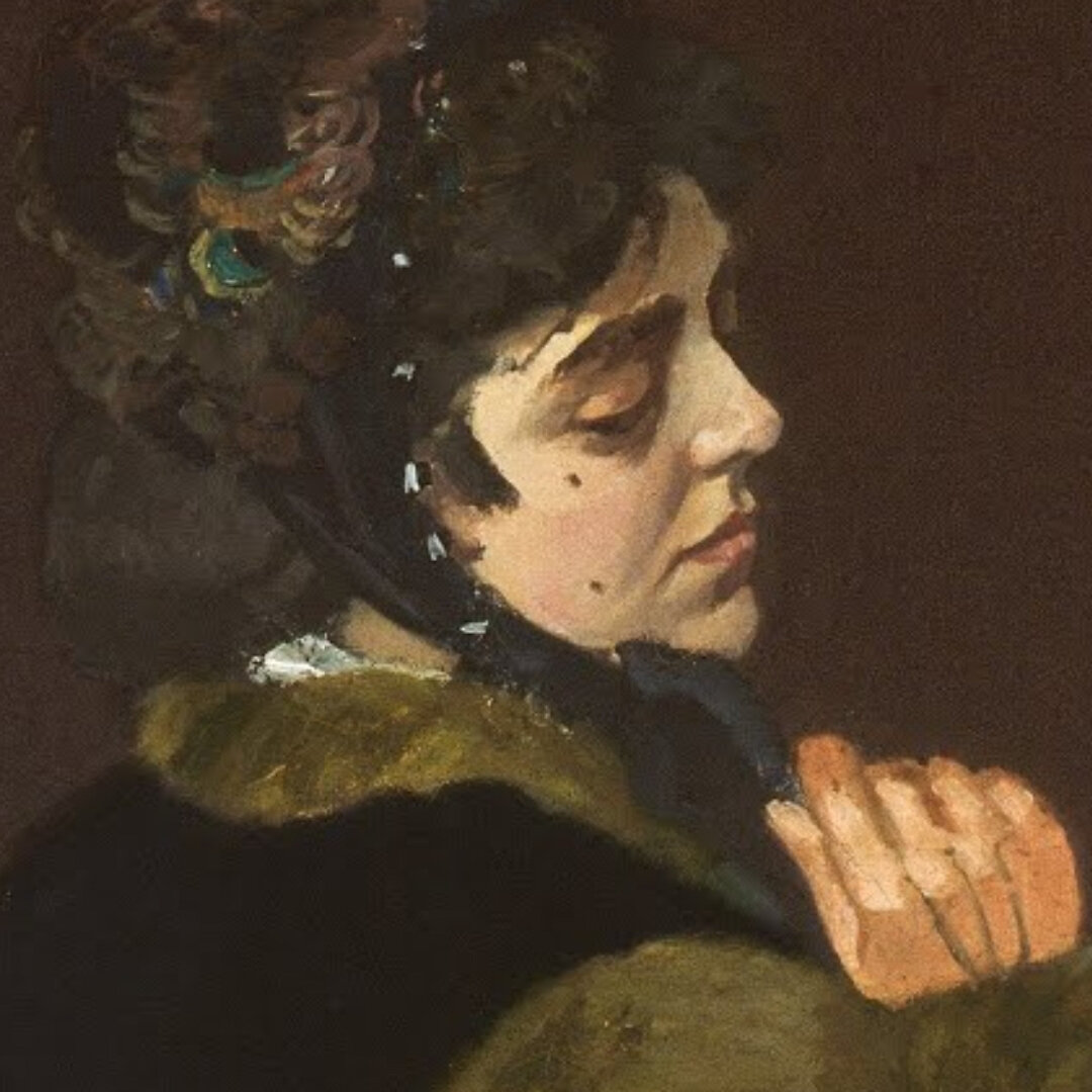 Клод Моне "Дама в зелёном", 1886 г. 