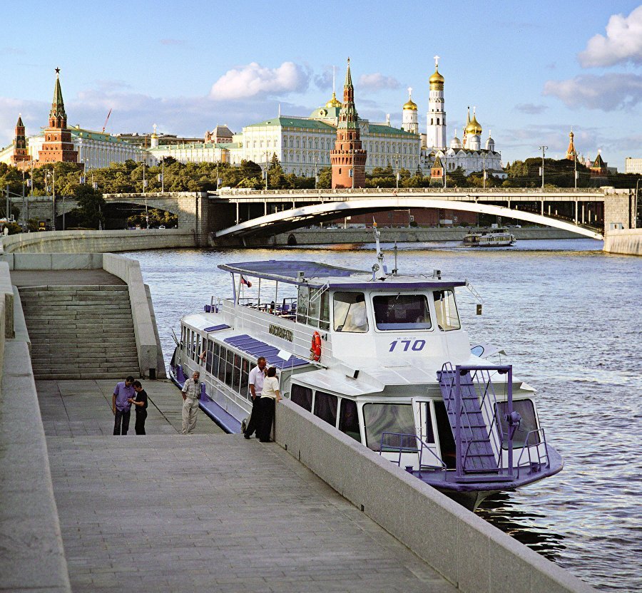 Речные трамвайчики в москве фото