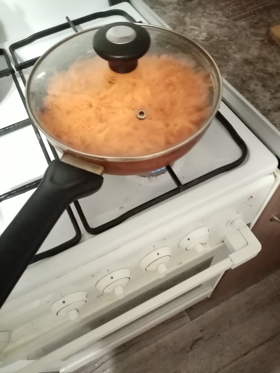 Гречка с овощами. 