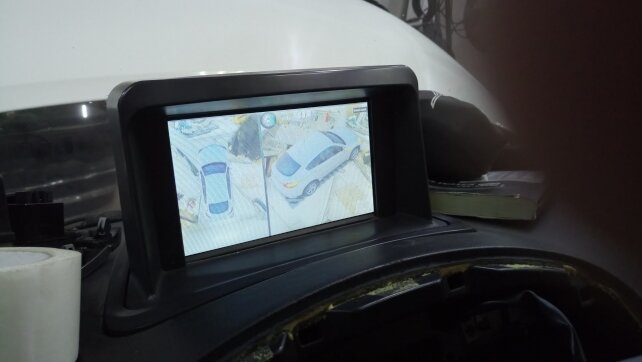 Установка системы кругового обзора на Hyundai Starex 