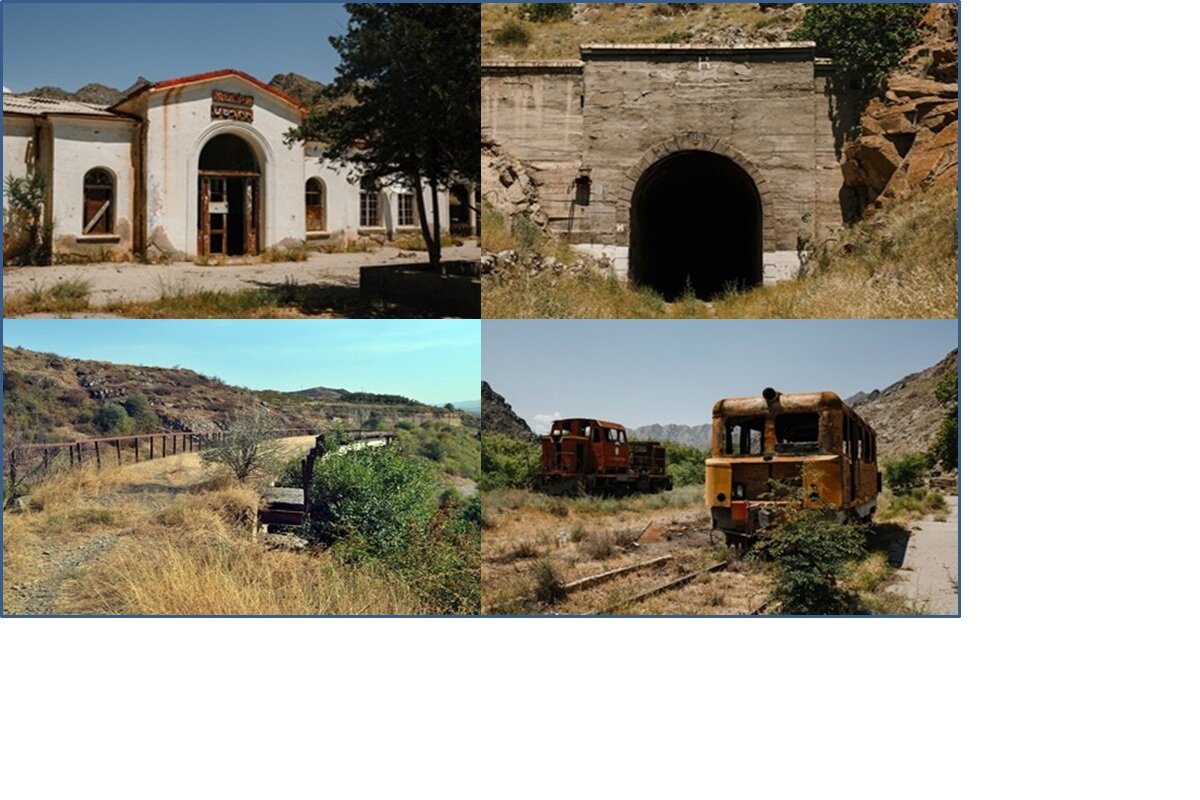 Железная дорога Баку - Нахичивань на территории Армении