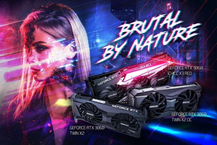 Варианты RTX 3060 от Inno3D.