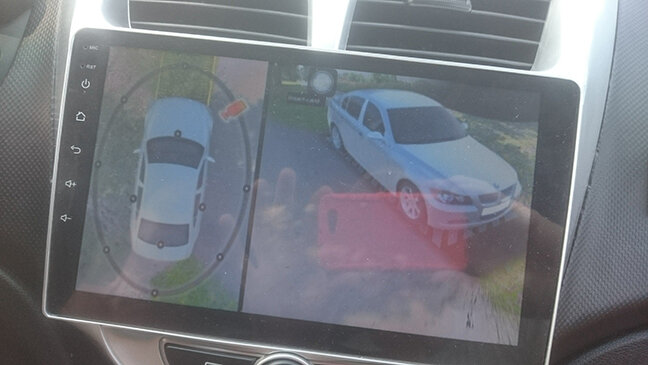 Установка системы кругового обзора на HYUNDAI SOLARIS 