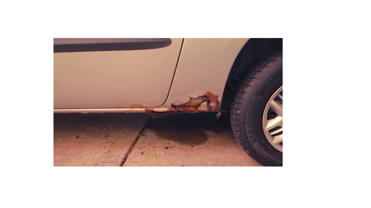 так выглядит авто перед подготовкой к продаже