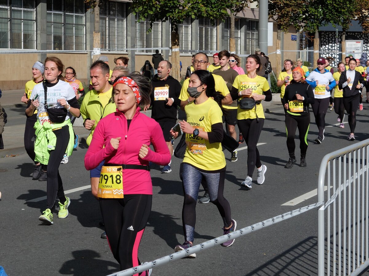 Фото с Московского марафона 2020 (фото - мое)