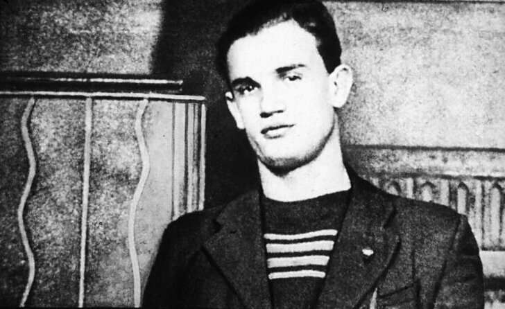 Евгений Урбанский. 1949 год. Инта.