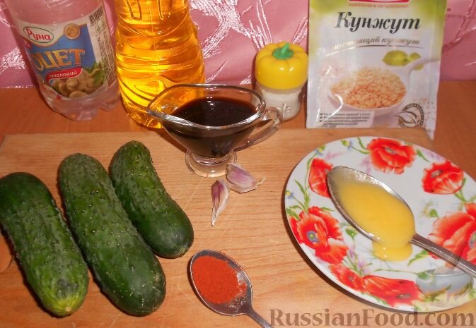 Жареные огурцы по-Китайски