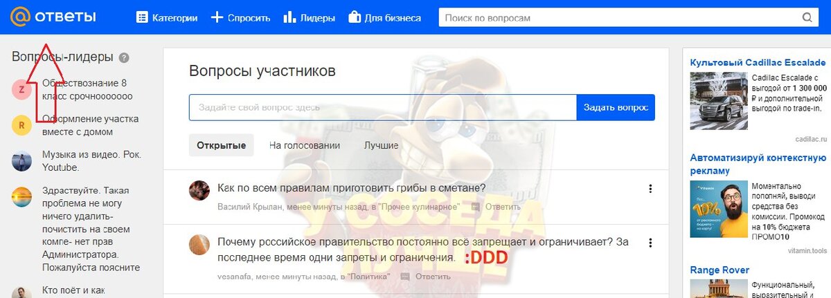 Ответы mail.ru, что это такое? И как на нем можно зарабатывать?