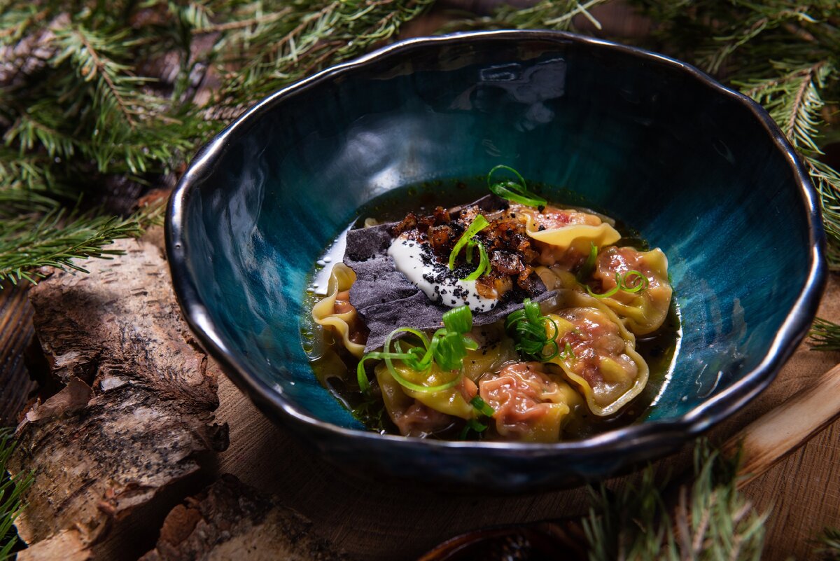 Пельмени ручной лепки с зайчатиной