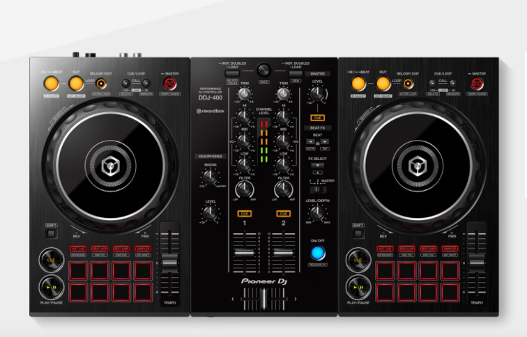 Pioneer DDJ-400 2-channel DJ controller for rekordbox DJ