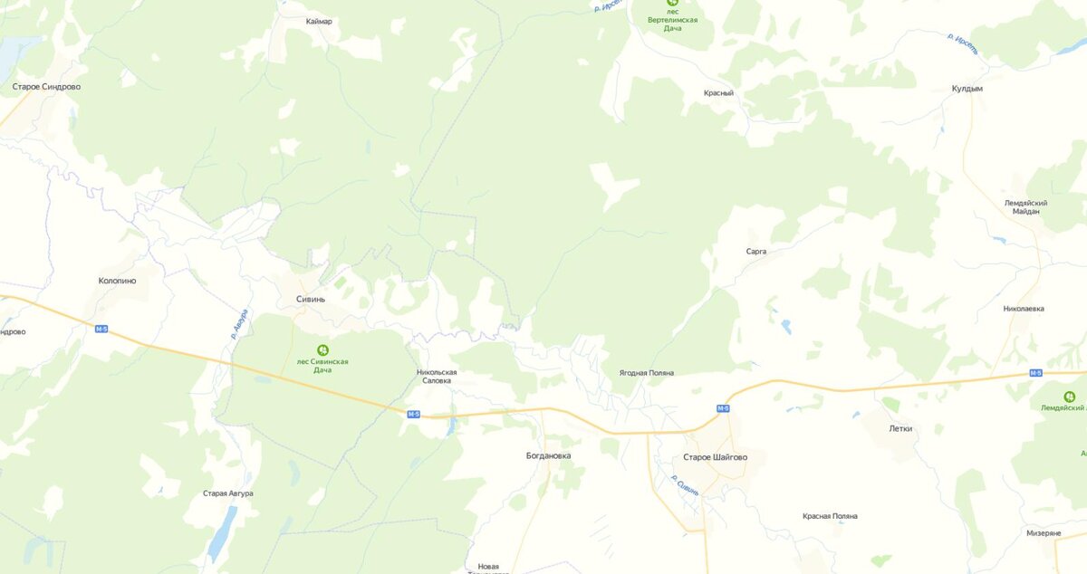 Севернее реки Сивинь - Старошайговский и Краснослободский районы.