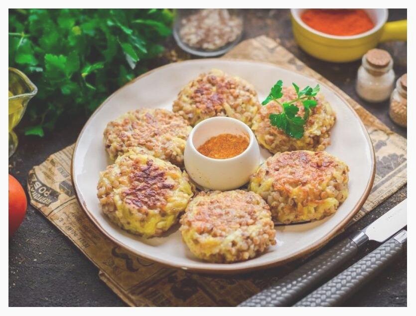 Постные гречаники