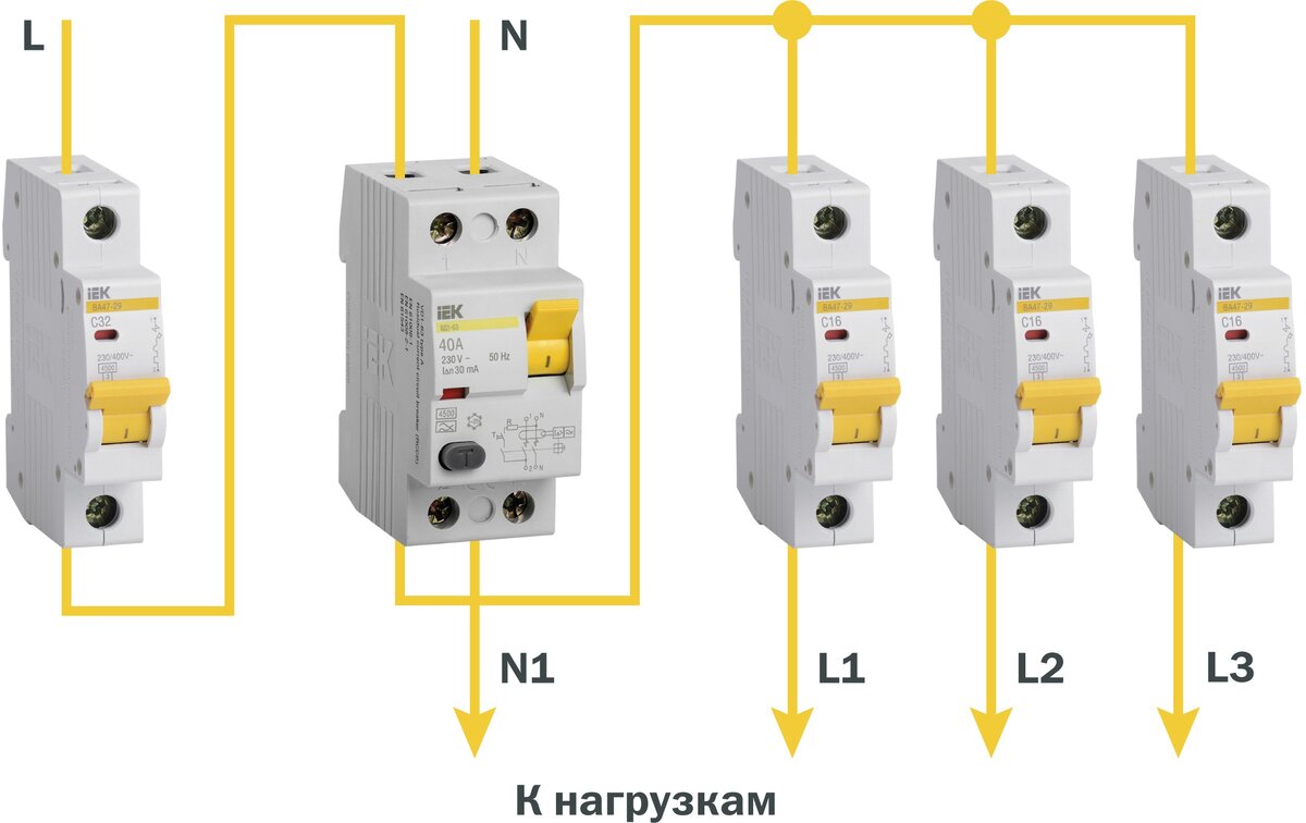 Характеристики дифавтоматов