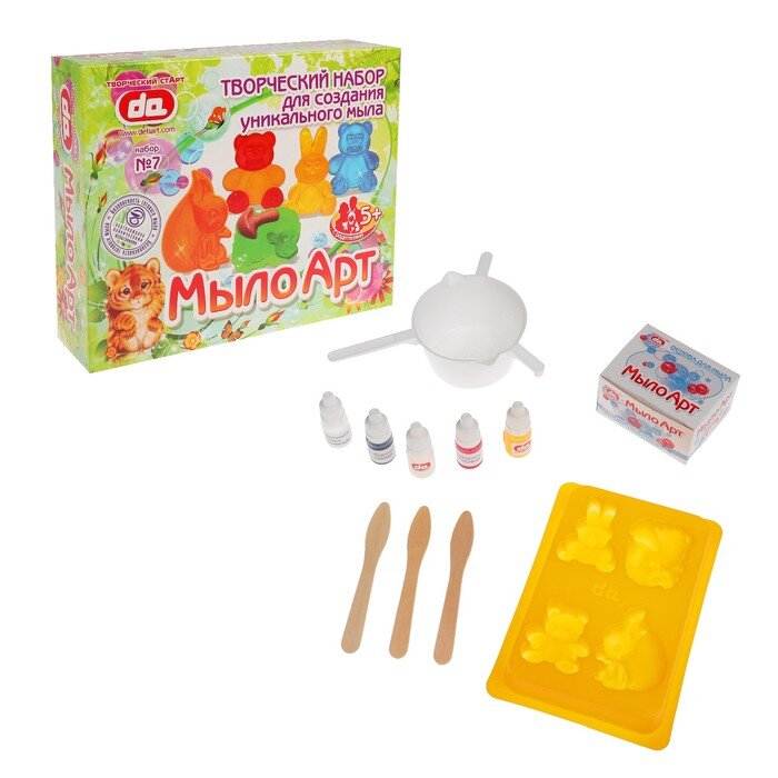 Творческий набор для создания мыла "Зверушки"