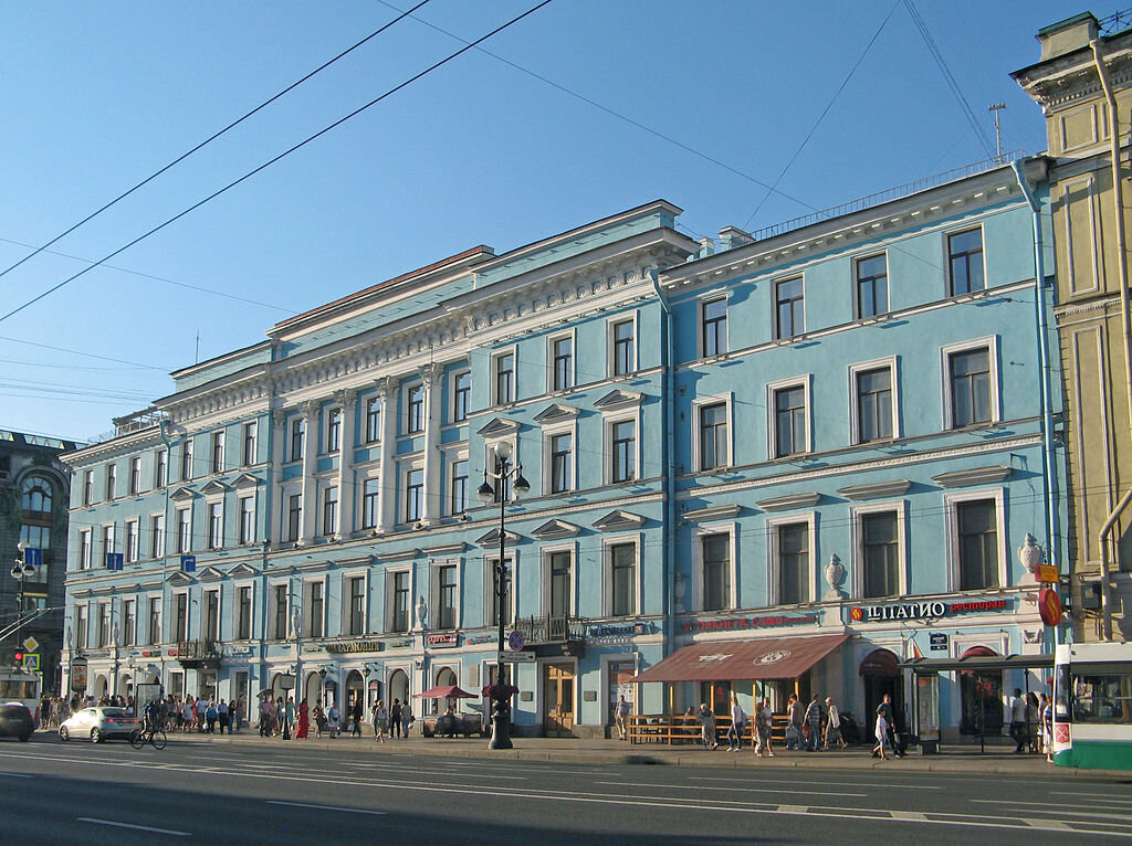 Фасад дома Энгельгардта по Невскому проспекту