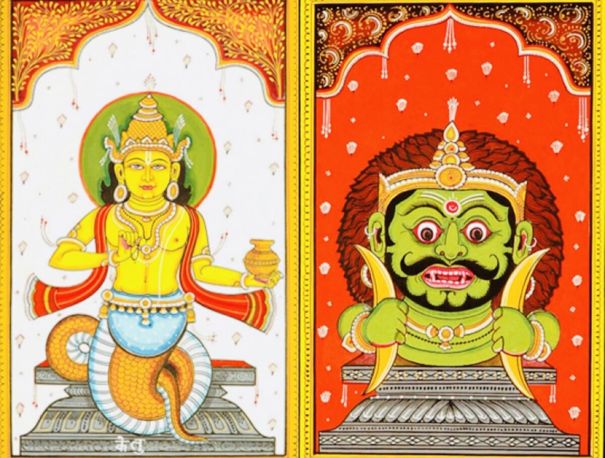 Раху и Кету. Кармические задачи по положению узлов-1