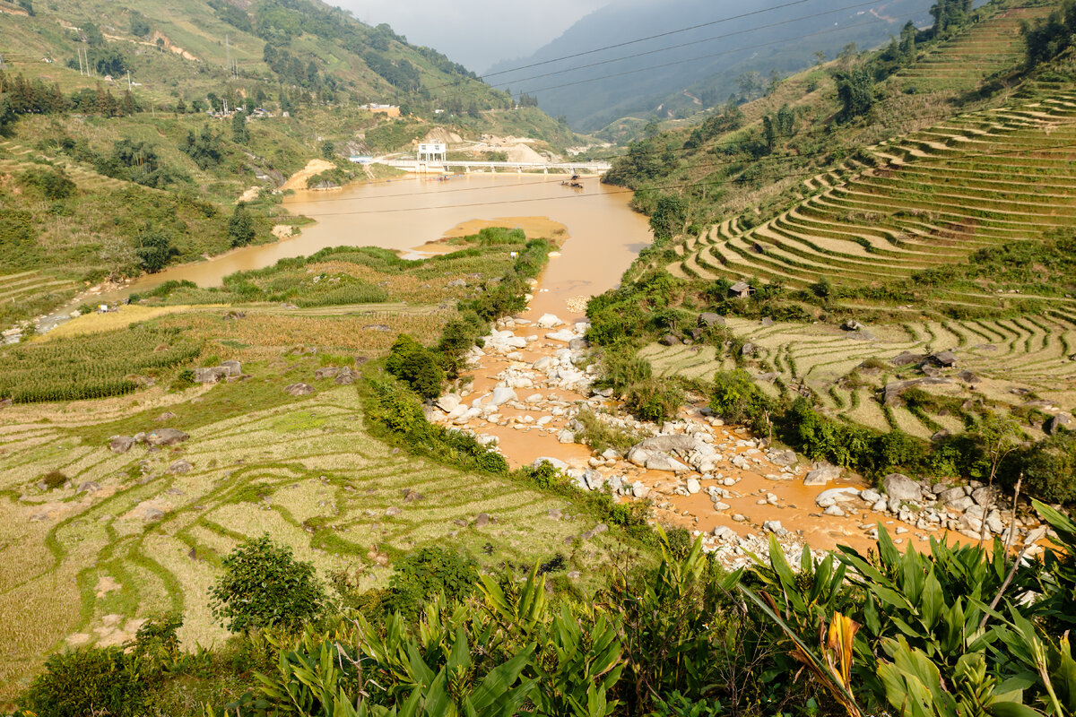 Пейзажи по пути в город Сапа