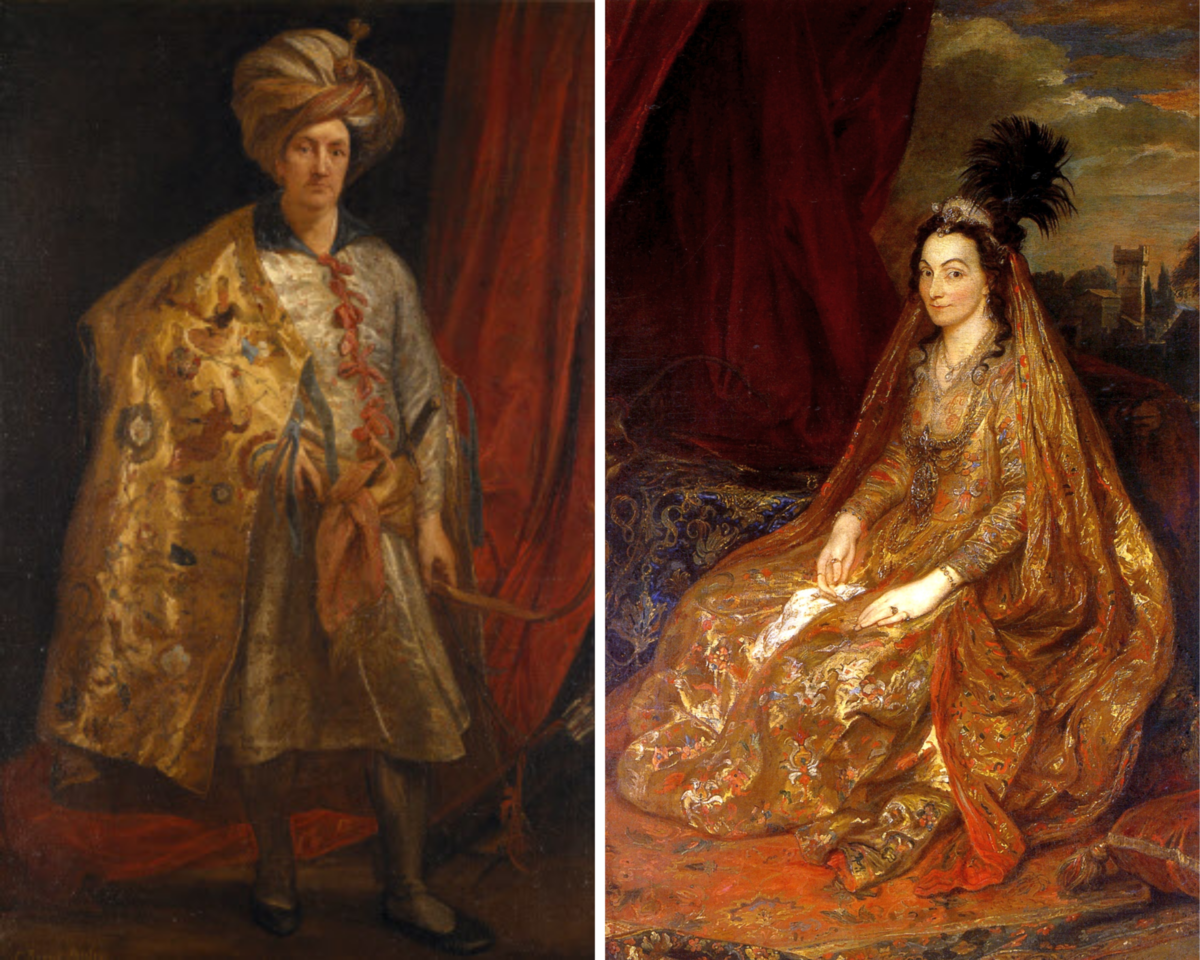 Антонис ван Дейк. Портрет сэра Роберта Ширли и его жены, Терезы Сампсонии, леди Ширли, 1622. Петворт-Хаус и парк, Западный Сассекс. Национальный траст Великобритании. 
