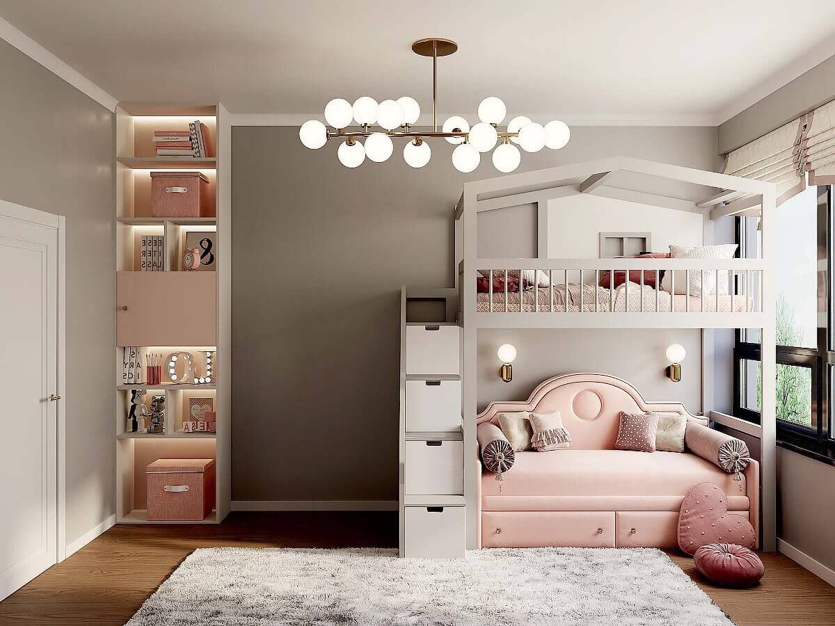 Сочетание спального места и диванчика