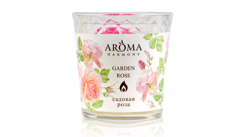 Свеча ароматическая Aroma Harmony "Garden Rose"