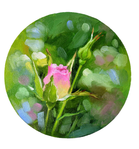                    Картина в технике алла-прима художника Юлии Капустиной