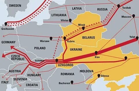 Газ в Европу  поступает регулярно, а мы Украине платим за транзит