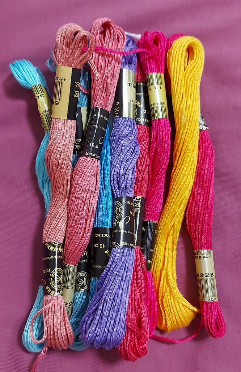 Нитки мулине