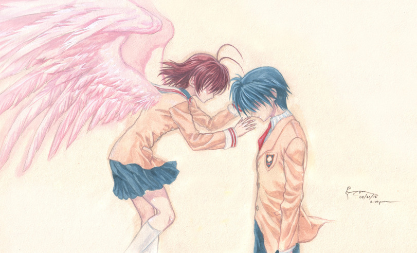 Этот фанарт намекает на то, как значительна была для Томми, как я иногда называю Томою, первая встреча с Нагисой. 