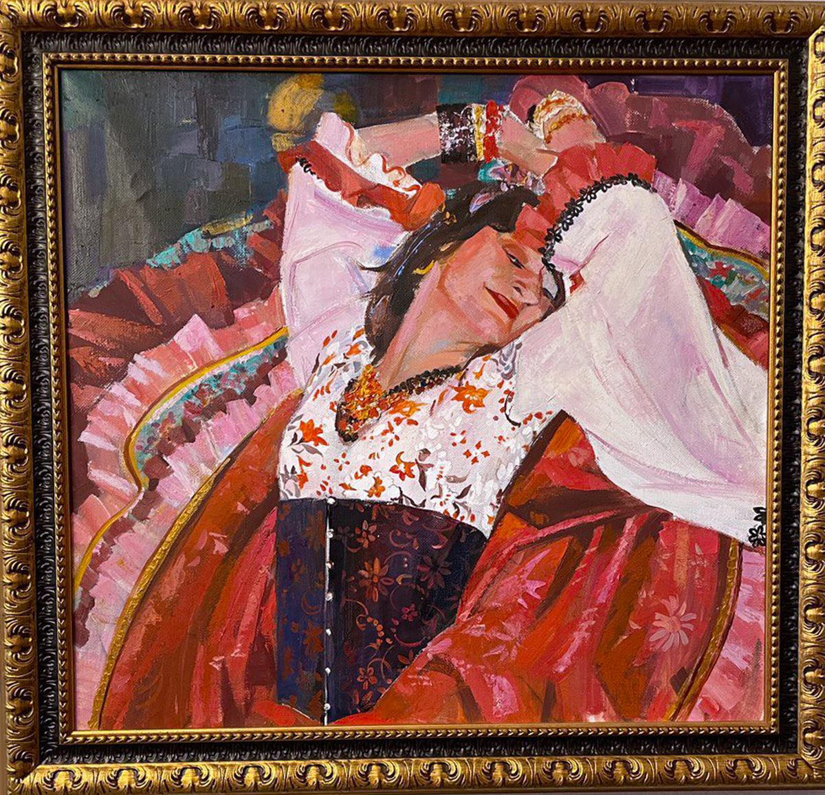 Картина «Цыганский танец», подаренная мне членом Союза художников России С.М. Колесник в 2014 г.